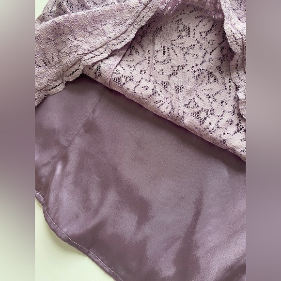 NWT Norton McNaughton Formal Purple Lined Floral Lace Sleeveless Top Women’s 22W - Picture 6 of 8